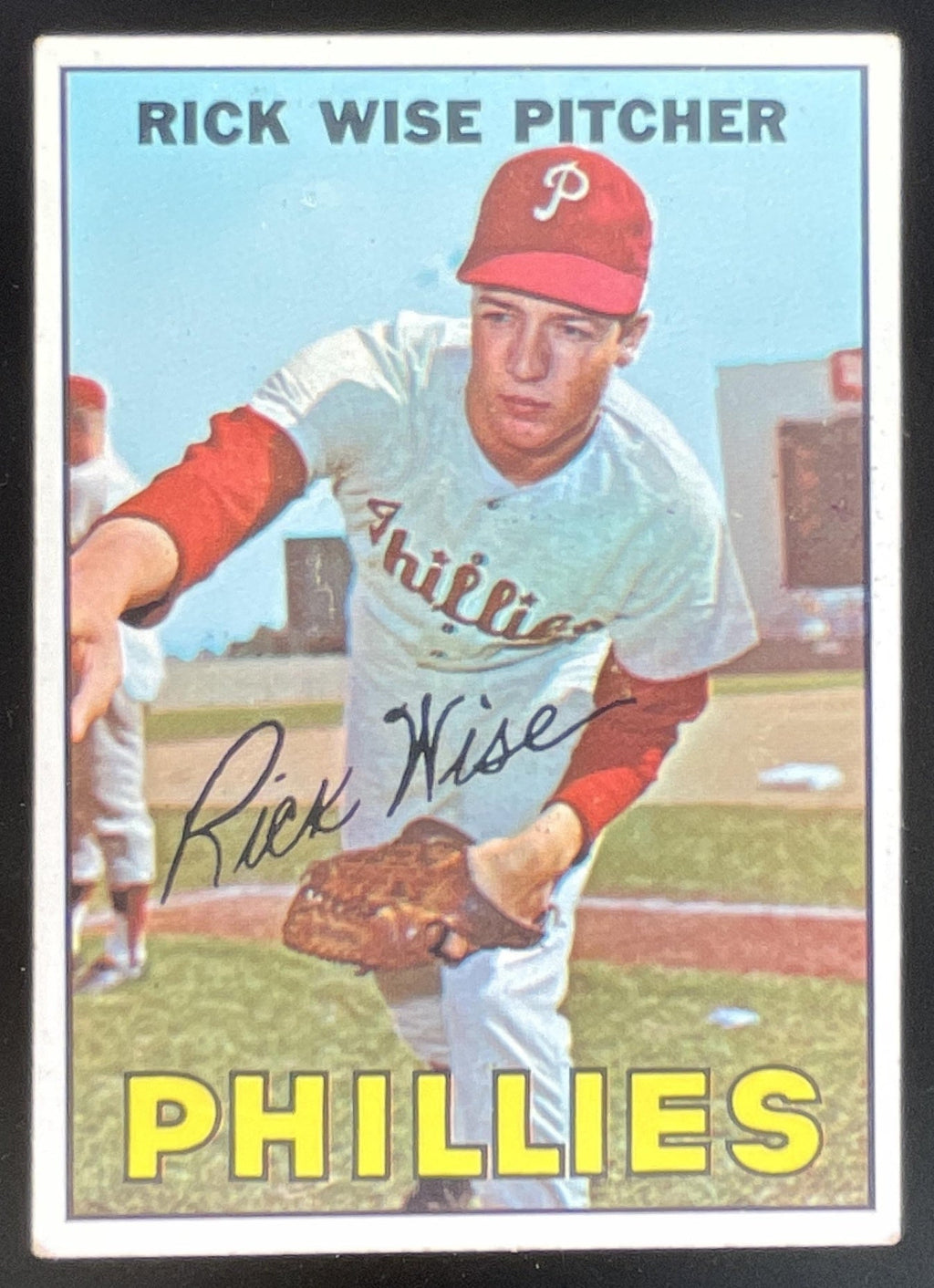 1967 Topps #37 Rick Wise product image 1, provided for visual reference and product detail review