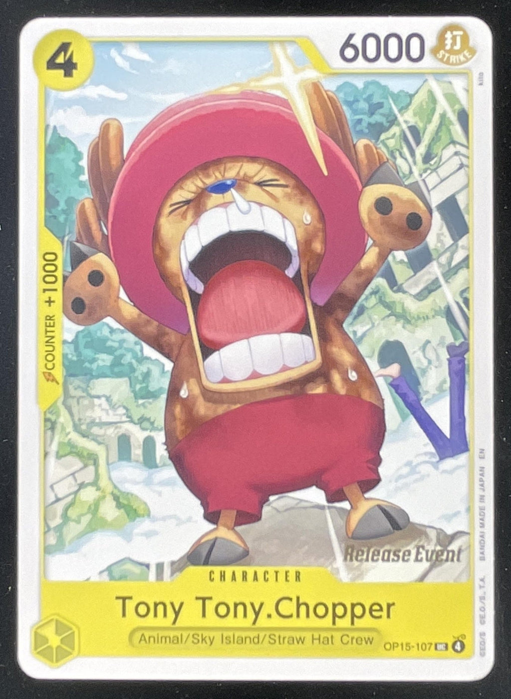 One Piece Tony Tony.Chopper OP15-107 - Adventure on Kami's Island OP15-EB04 product image 1, provided for visual reference