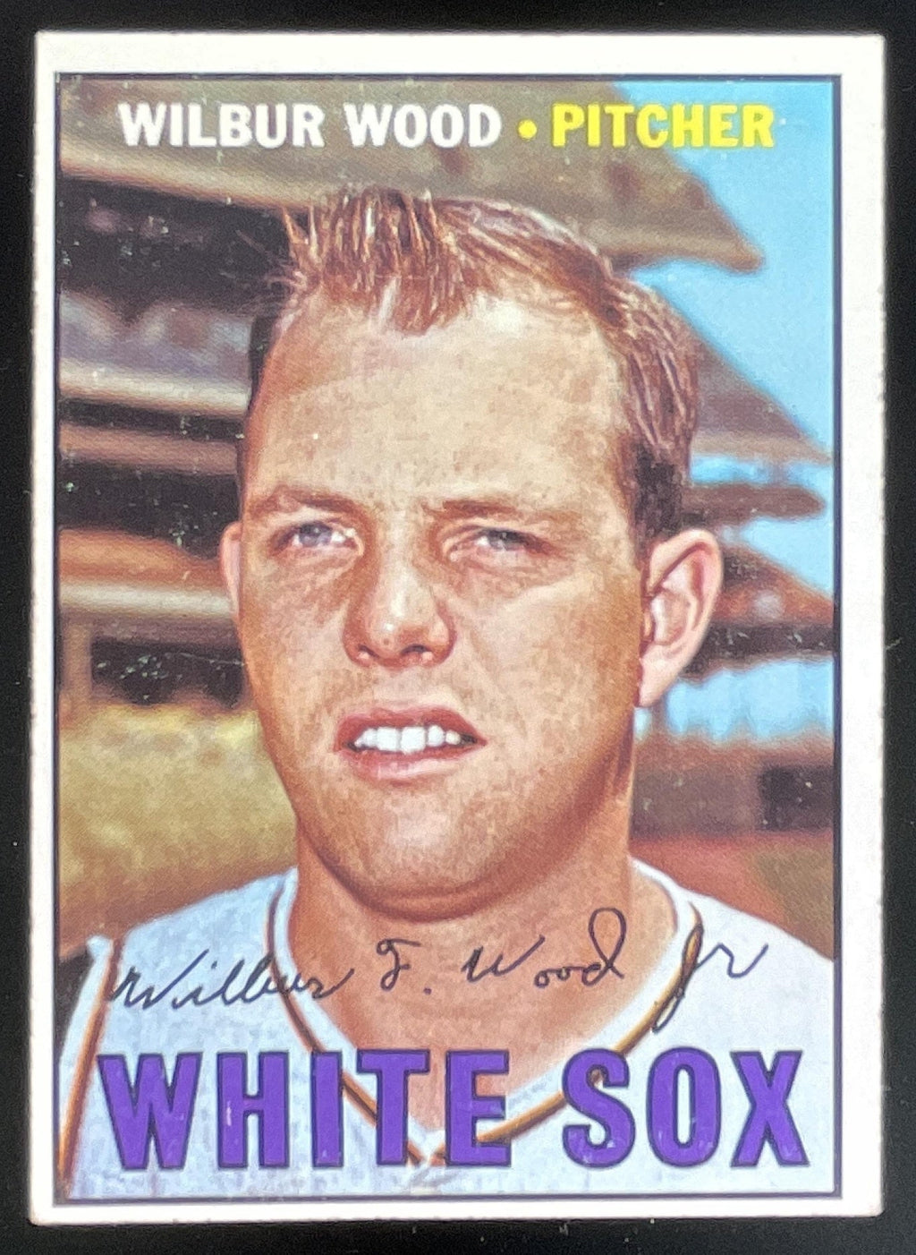 1967 Topps #391 Wilbur Wood product image 1, provided for visual reference and product detail review