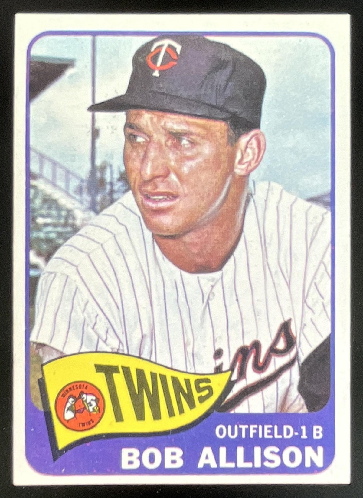 1965 Topps #180 Bob Allison product image 1, provided for visual reference and product detail review