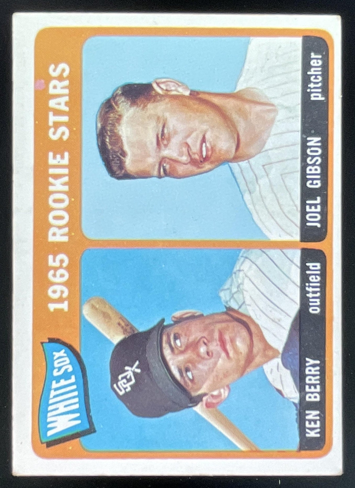 1965 Topps #368 White Sox 1965 Rookie Stars Ken Berry Joel Gibson RS, RC product image 1, provided for visual reference and