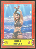 2025 Topps WWE x Bape Red Camo #13 Rhea Ripley /199 product image 1, provided for visual reference and product detail review