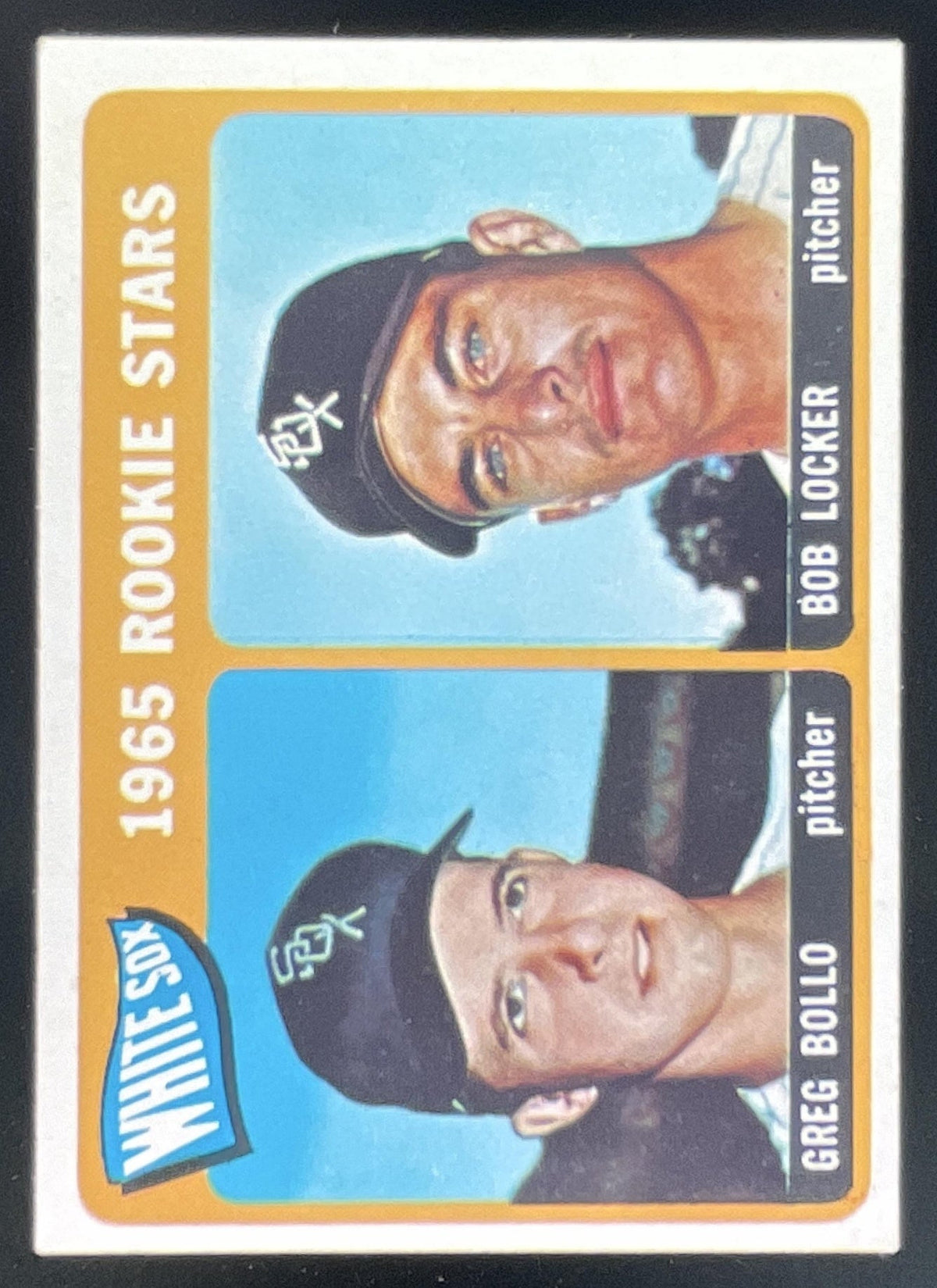 1965 Topps #541 White Sox 1965 Rookie Stars Greg Bollo Bob Locker RS, RC product image 1, provided for visual reference and