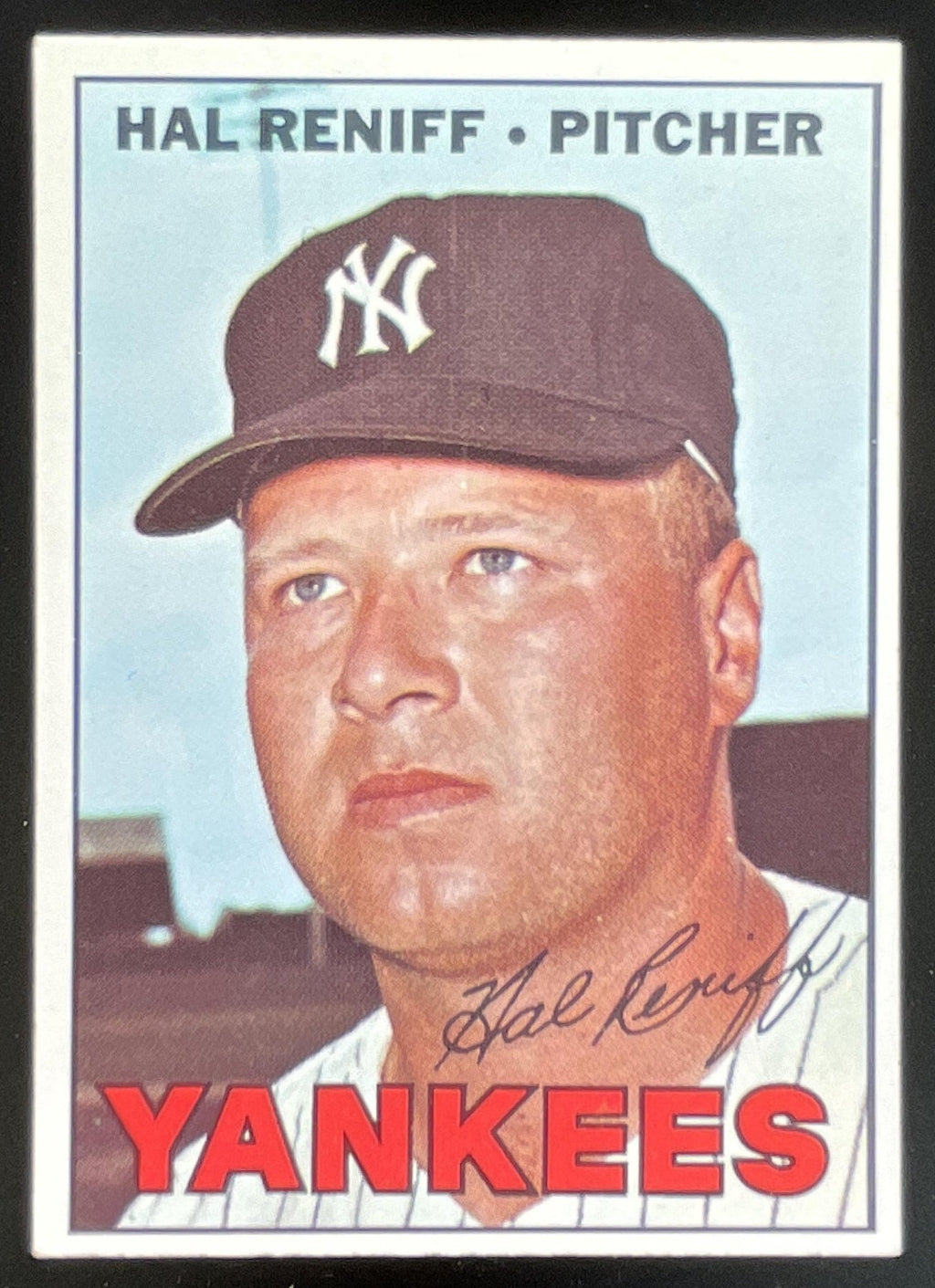 1967 Topps #201 Hal Reniff product image 1, provided for visual reference and product detail review