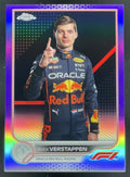 2022 Topps Chrome Formula 1 Purple Refractor #1 Max Verstappen Portrait /399 product image 1, provided for visual reference