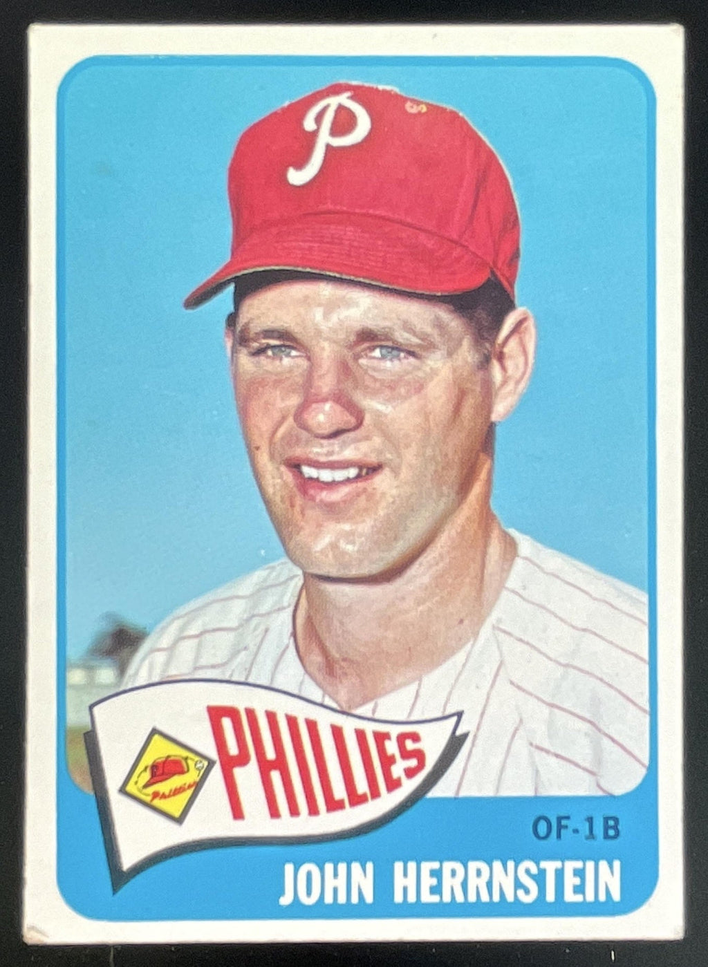 1965 Topps #534 John Herrnstein product image 1, provided for visual reference and product detail review