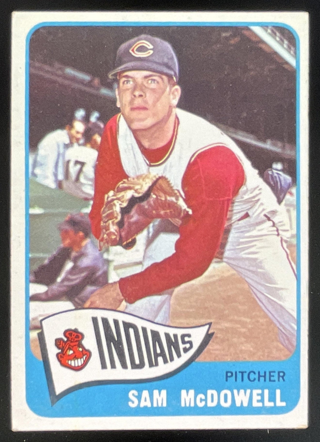 1965 Topps #76 Sam McDowell product image 1, provided for visual reference and product detail review