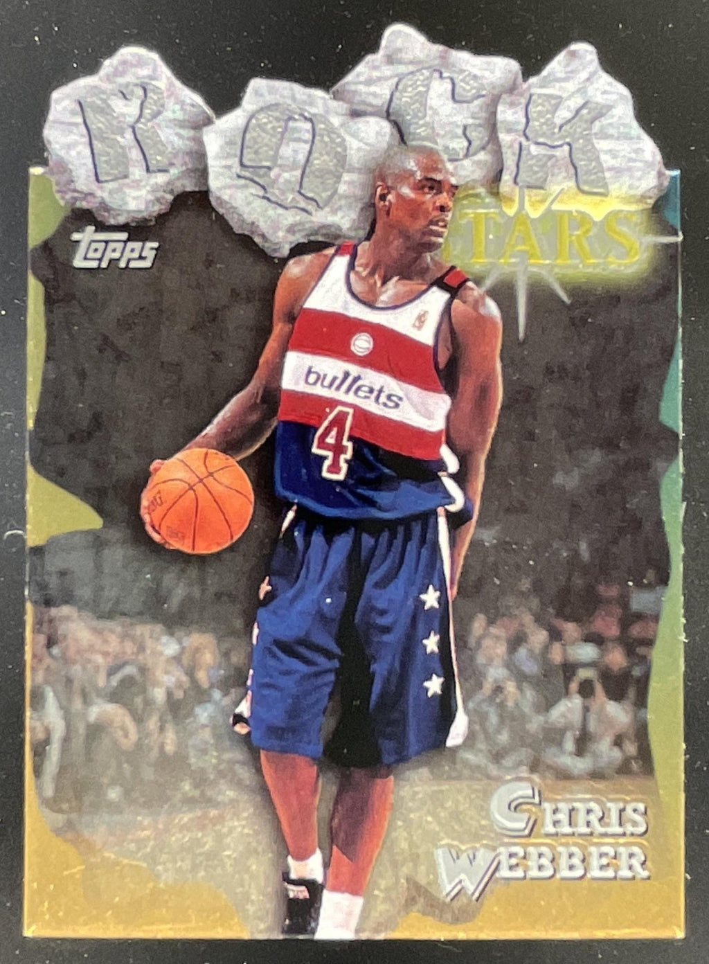 1997-98 Topps Rock Stars #RS3 Chris Webber product image 1, provided for visual reference and product detail review