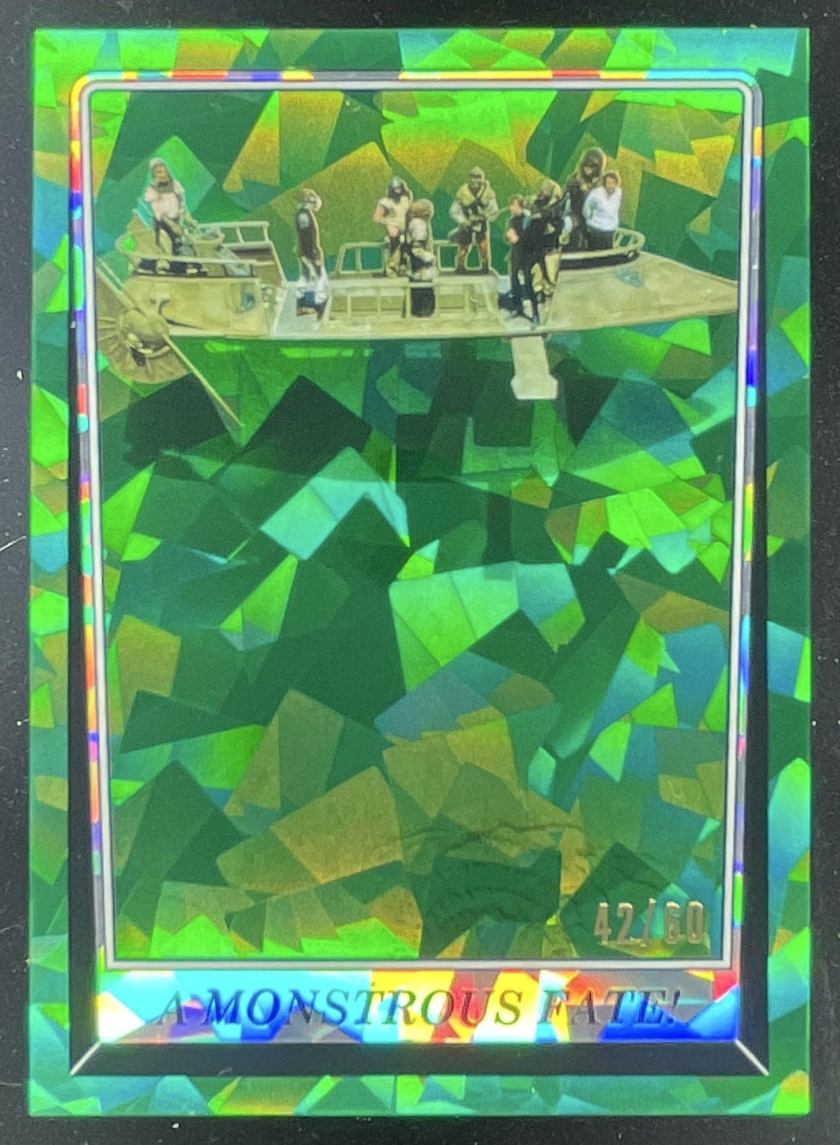 2023 Topps Chrome Sapphire Star Wars Jedi Green #41 A Monstrous Fate!/60 product image 1, provided for visual reference and