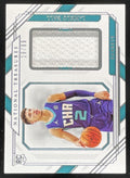 2020-21 National Treasures Rookie Materials #RM1-LMB LaMelo Ball RC /99 product image 1, provided for visual reference and