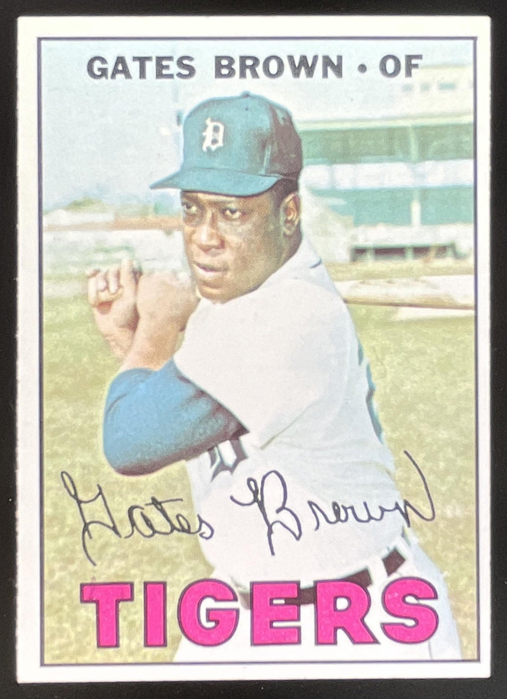 1967 Topps #134 Gates Brown product image 1, provided for visual reference and product detail review
