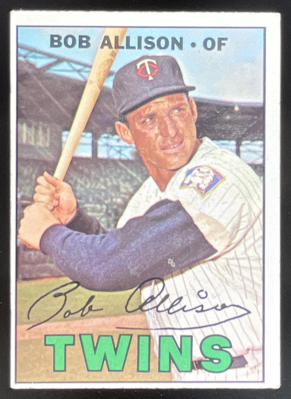1967 Topps #194 Bob Allison product image 1, provided for visual reference and product detail review