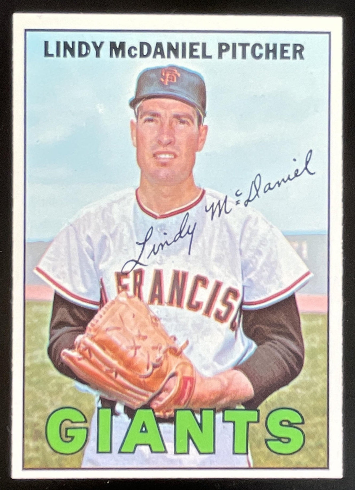 1967 Topps #46 Lindy McDaniel product image 1, provided for visual reference and product detail review