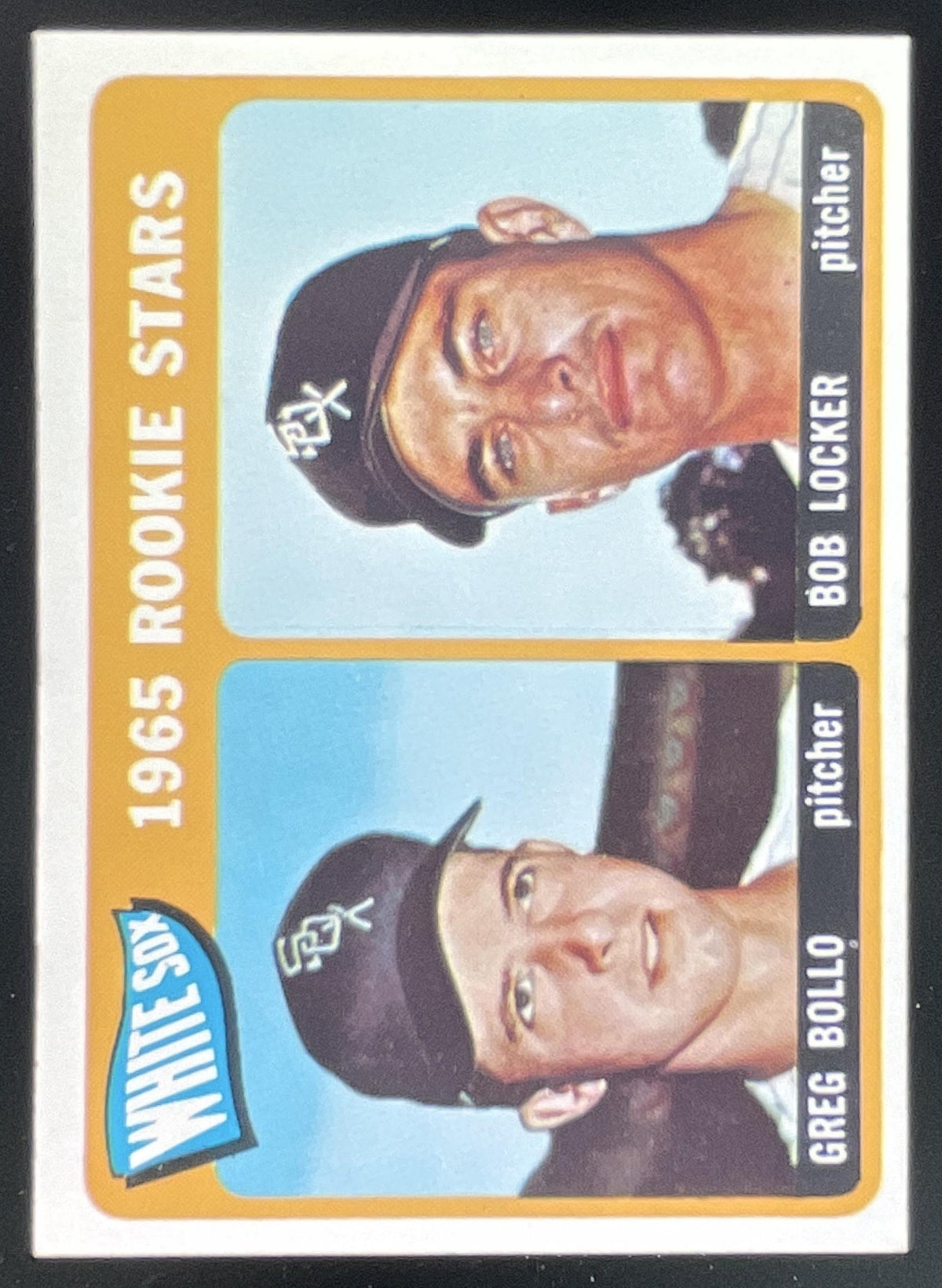 1965 Topps #541 White Sox 1965 Rookie Stars Greg Bollo Bob Locker RS, RC product image 1, provided for visual reference and