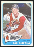1965 Topps #76 Sam McDowell product image 1, provided for visual reference and product detail review
