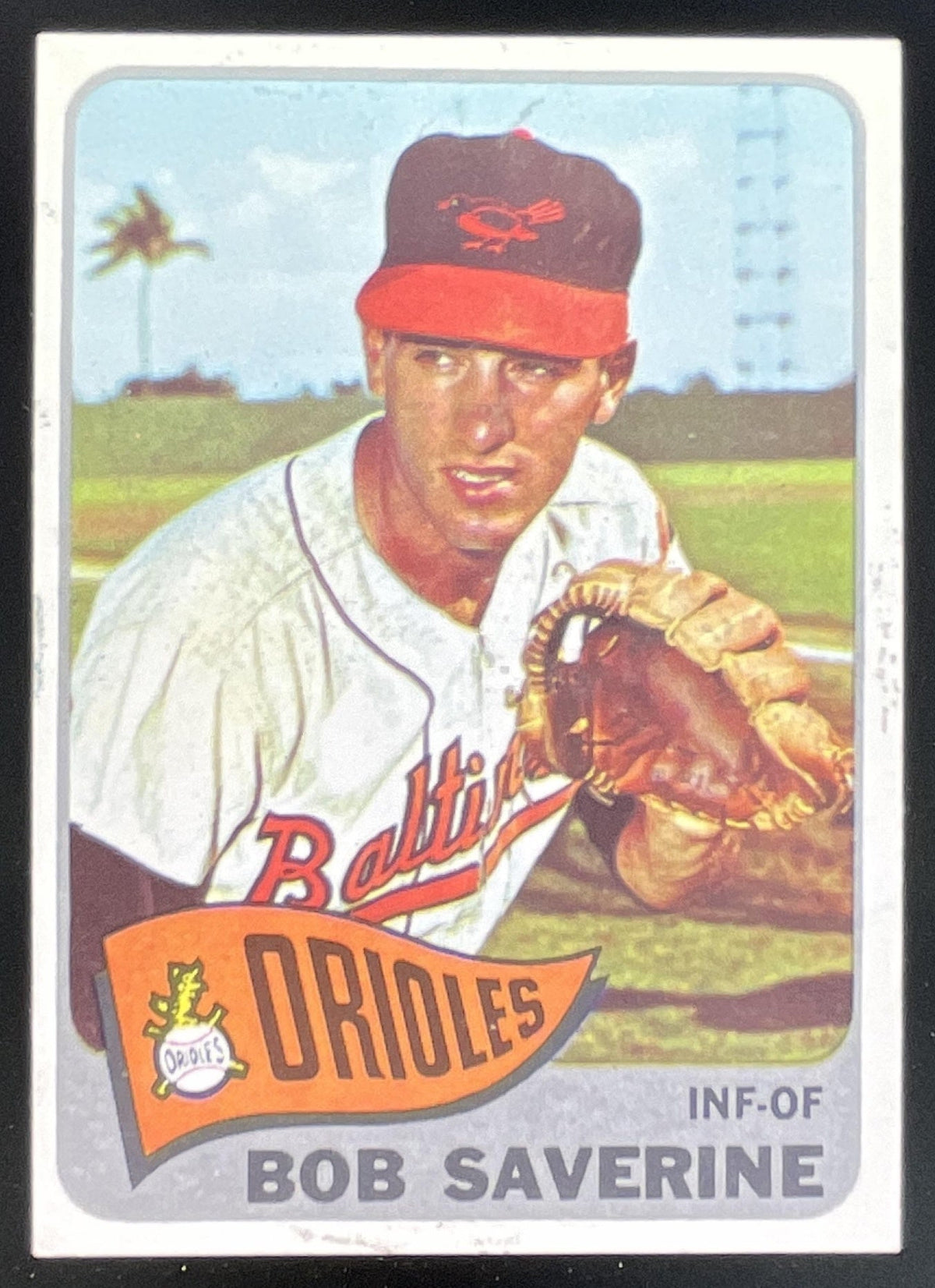 1965 Topps #427 Bob Saverine product image 1, provided for visual reference and product detail review