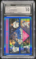 2025 Topps Heritage Chrome Blue Border #462 Dodgers '24 World Series /150 CGC 10 product image 1, provided for visual