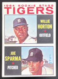 1964 Topps #512 Tigers 1964 Rookie Stars Willie Horton Joe Sparma RC product image 1, provided for visual reference and