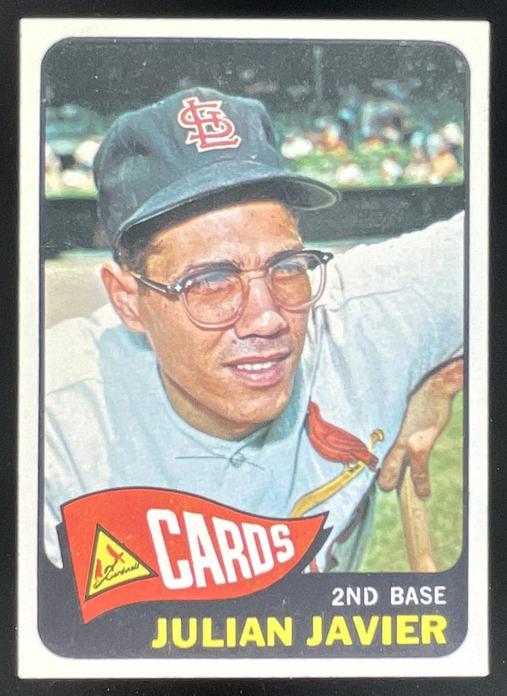 1965 Topps #447 Julian Javier product image 1, provided for visual reference and product detail review