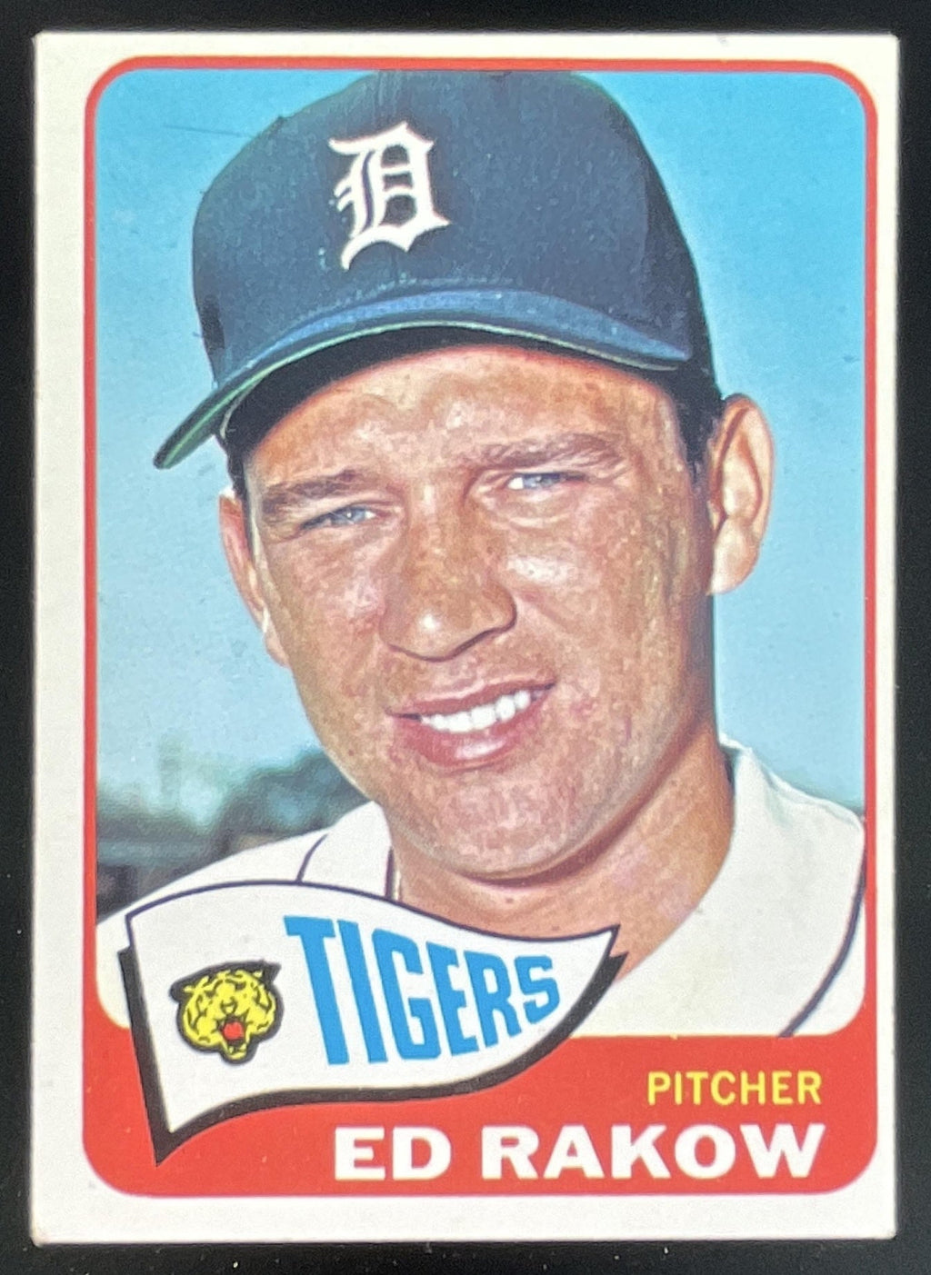 1965 Topps #454 Ed Rakow product image 1, provided for visual reference and product detail review