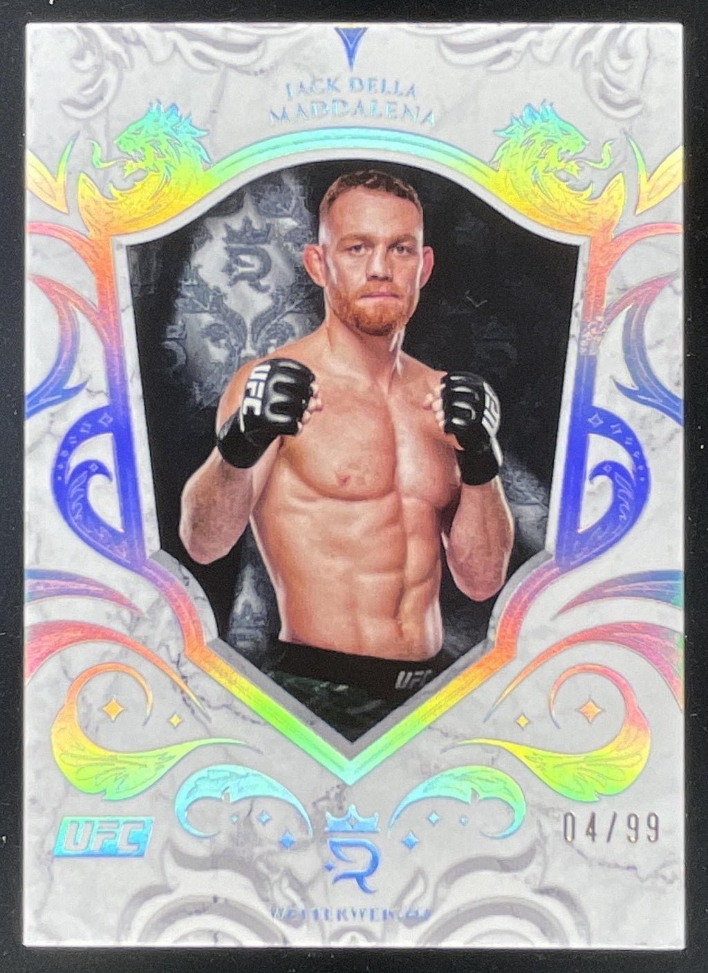 2025 Topps UFC Royalty #71 Jack Della Maddalena /99 product image 1, provided for visual reference and product detail review