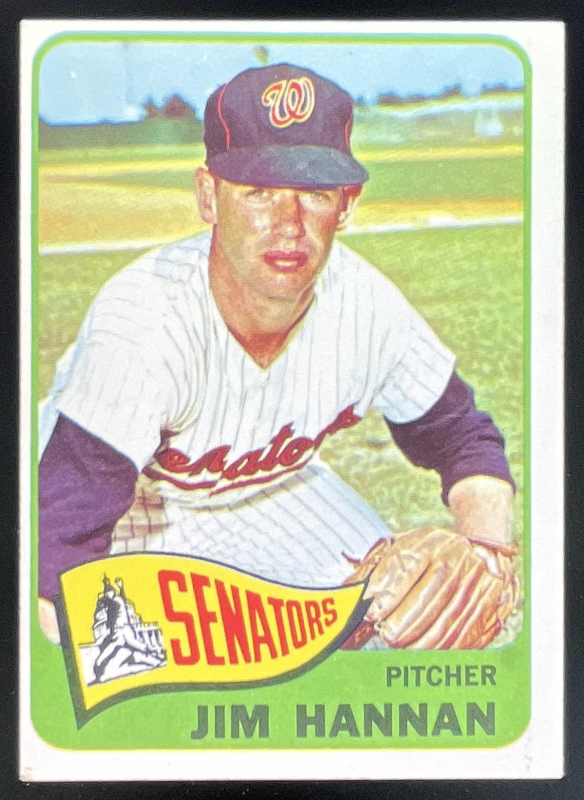 1965 Topps #394 Jim Hannan product image 1, provided for visual reference and product detail review