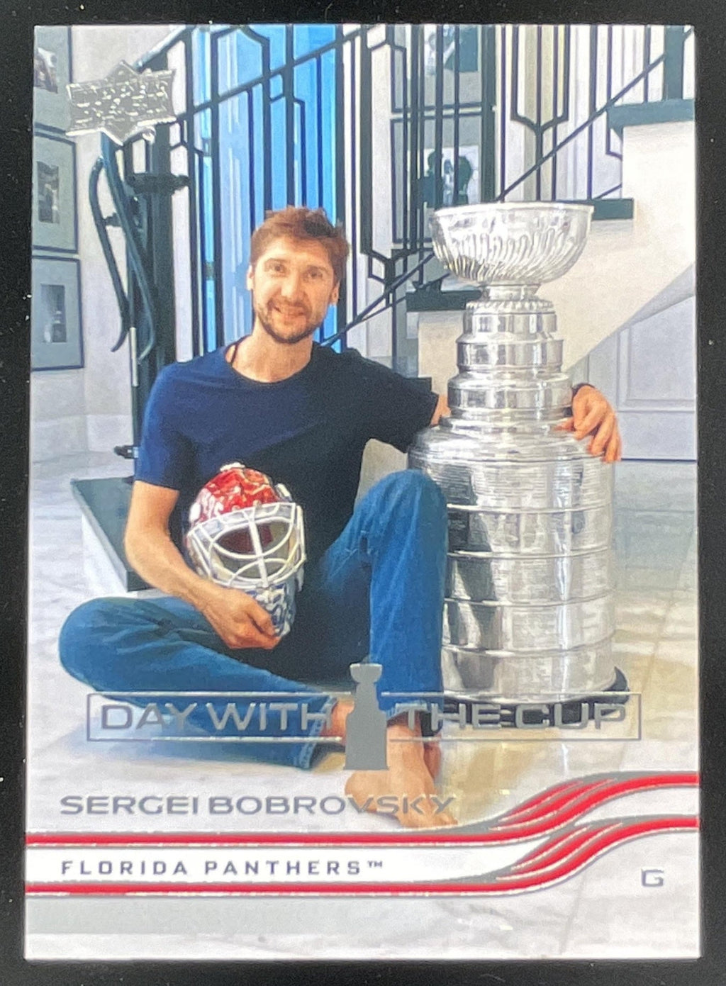 2025-26 Upper Deck Extended Series Day With The Cup #DC-15 Sergei Bobrovsky SSP product image 1, provided for visual