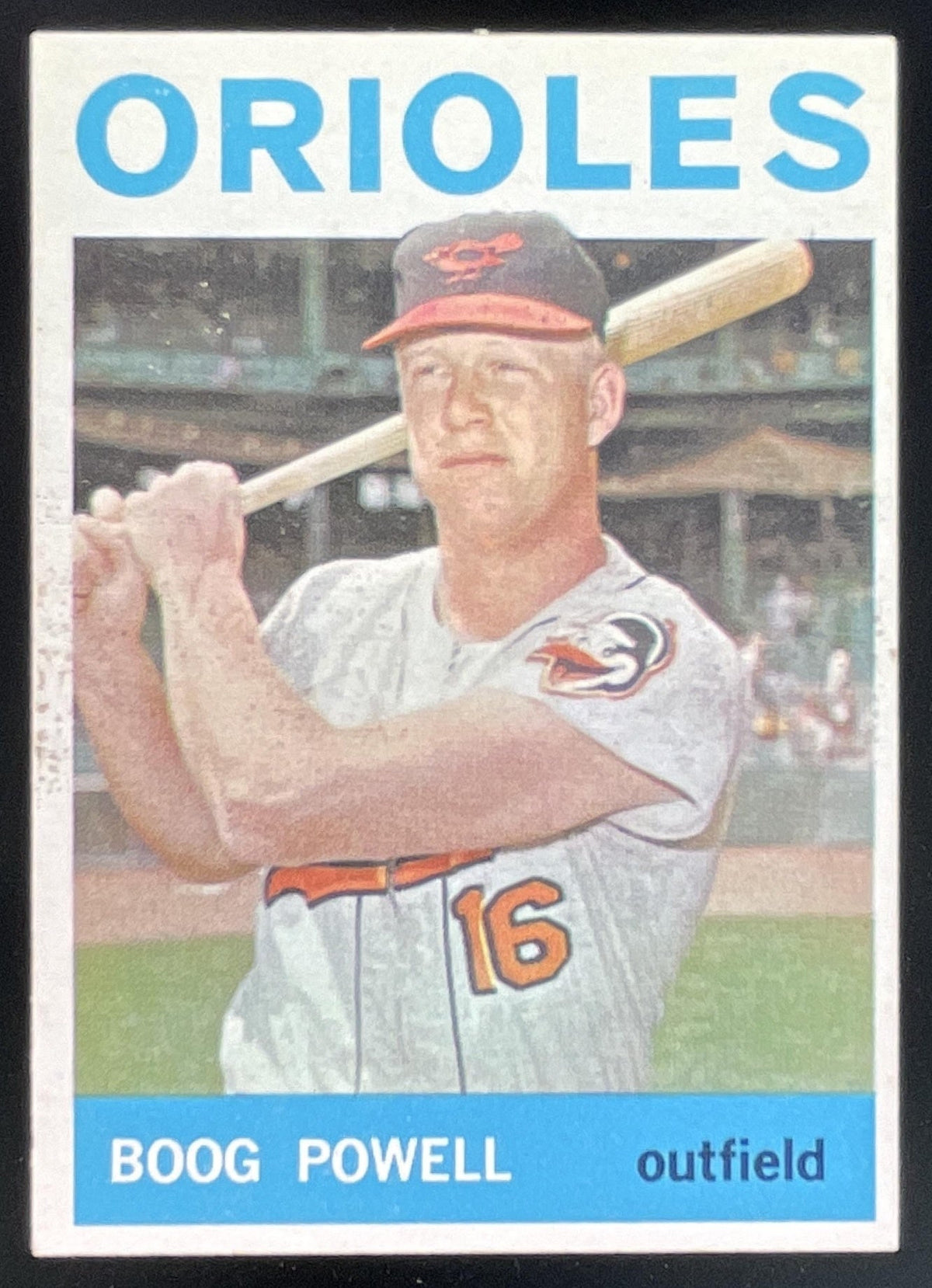 1964 Topps #89 Boog Powell product image 1, provided for visual reference and product detail review