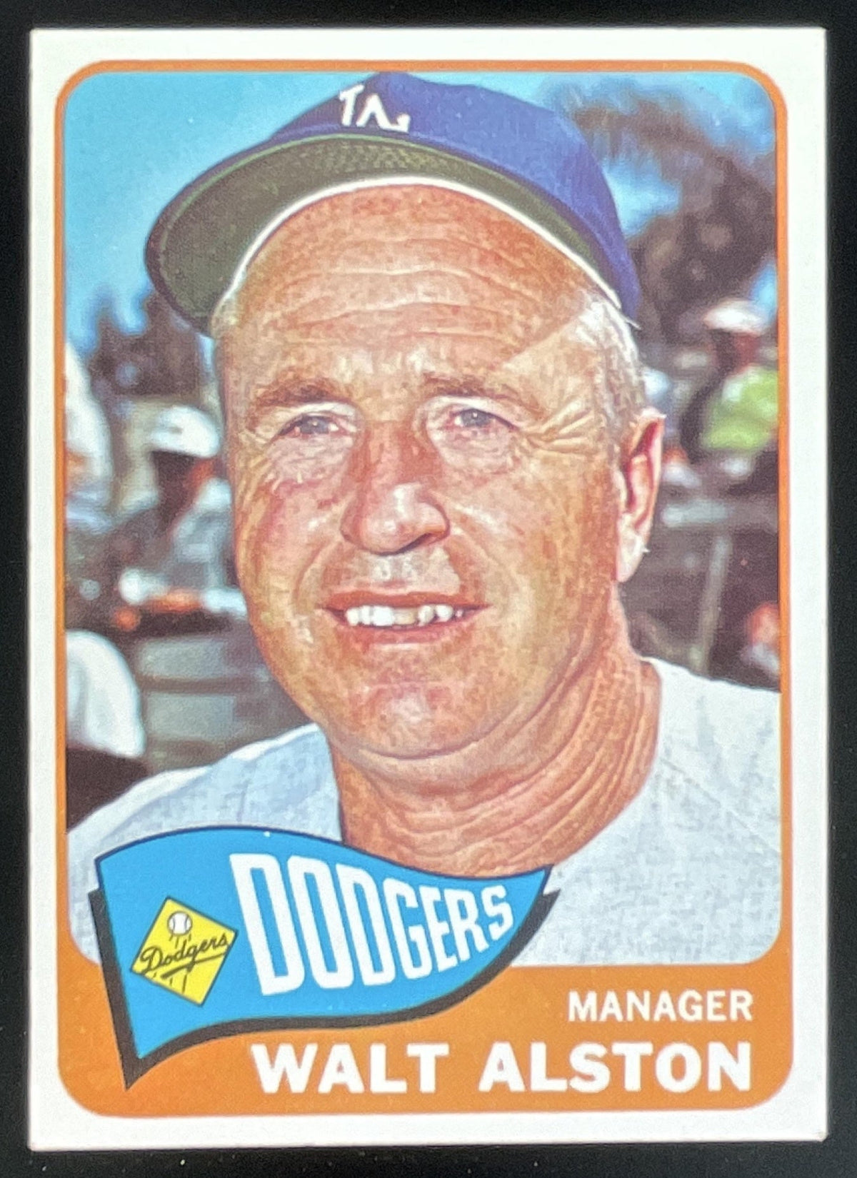 1965 Topps #217 Walt Alston product image 1, provided for visual reference and product detail review