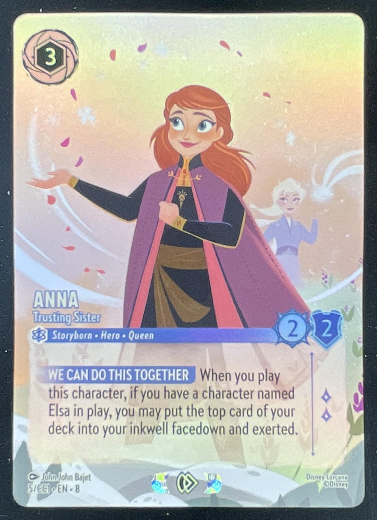 Disney Lorcana Anna - Trusting Sister - Disney Lorcana Promo Cards DLPC product image 1, provided for visual reference and