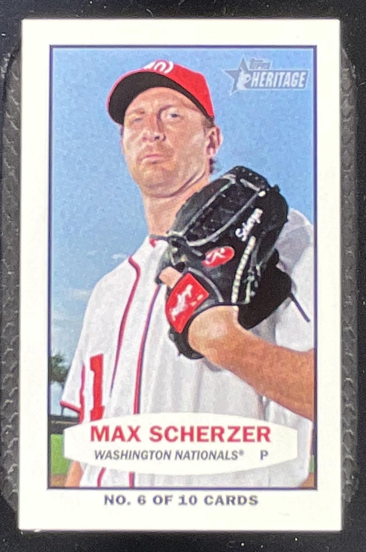 2015 Topps Heritage 1966 Bazooka #66B-MS Max Scherzer product image 1, provided for visual reference and product detail