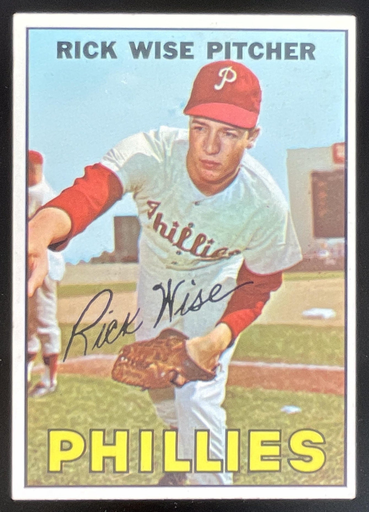 1967 Topps #37 Rick Wise product image 1, provided for visual reference and product detail review