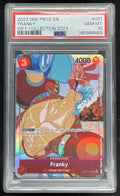 2022 One Piece Romance Dawn #OP01-021 Franky Uncommon PSA 10 product image 1, provided for visual reference and product