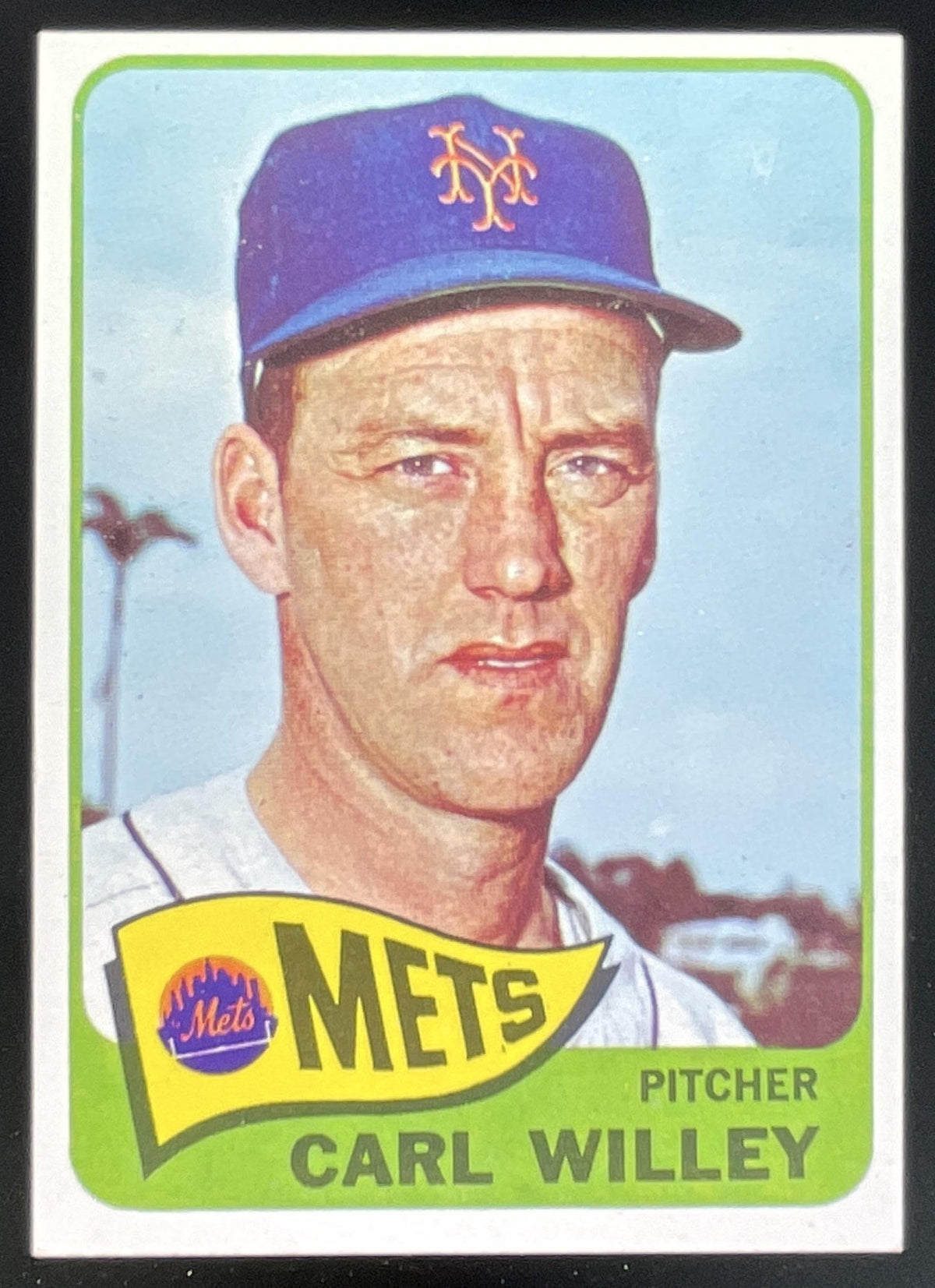 1965 Topps #401 Carl Willey product image 1, provided for visual reference and product detail review