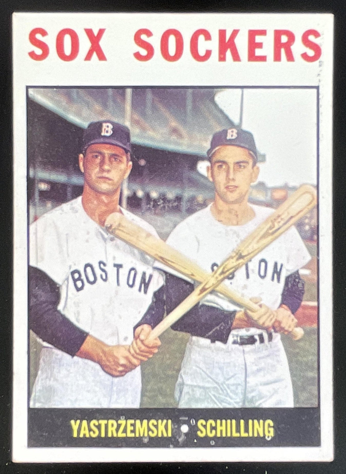 1964 Topps #182 Sox Sockers Carl Yastrzemski Chuck Schilling C product image 1, provided for visual reference and product