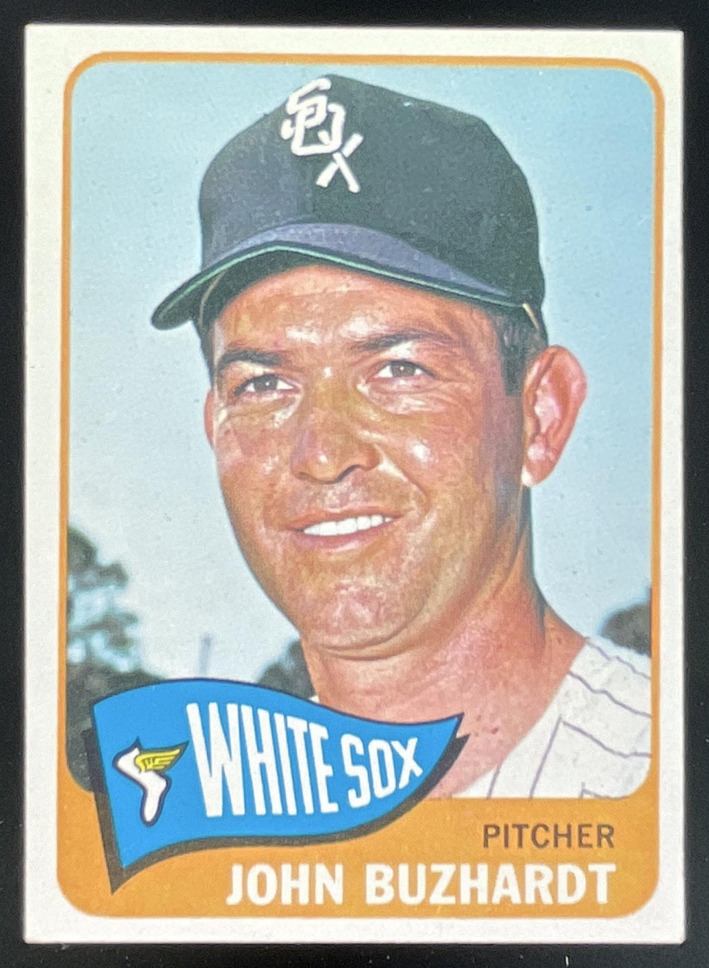 1965 Topps #458 John Buzhardt product image 1, provided for visual reference and product detail review