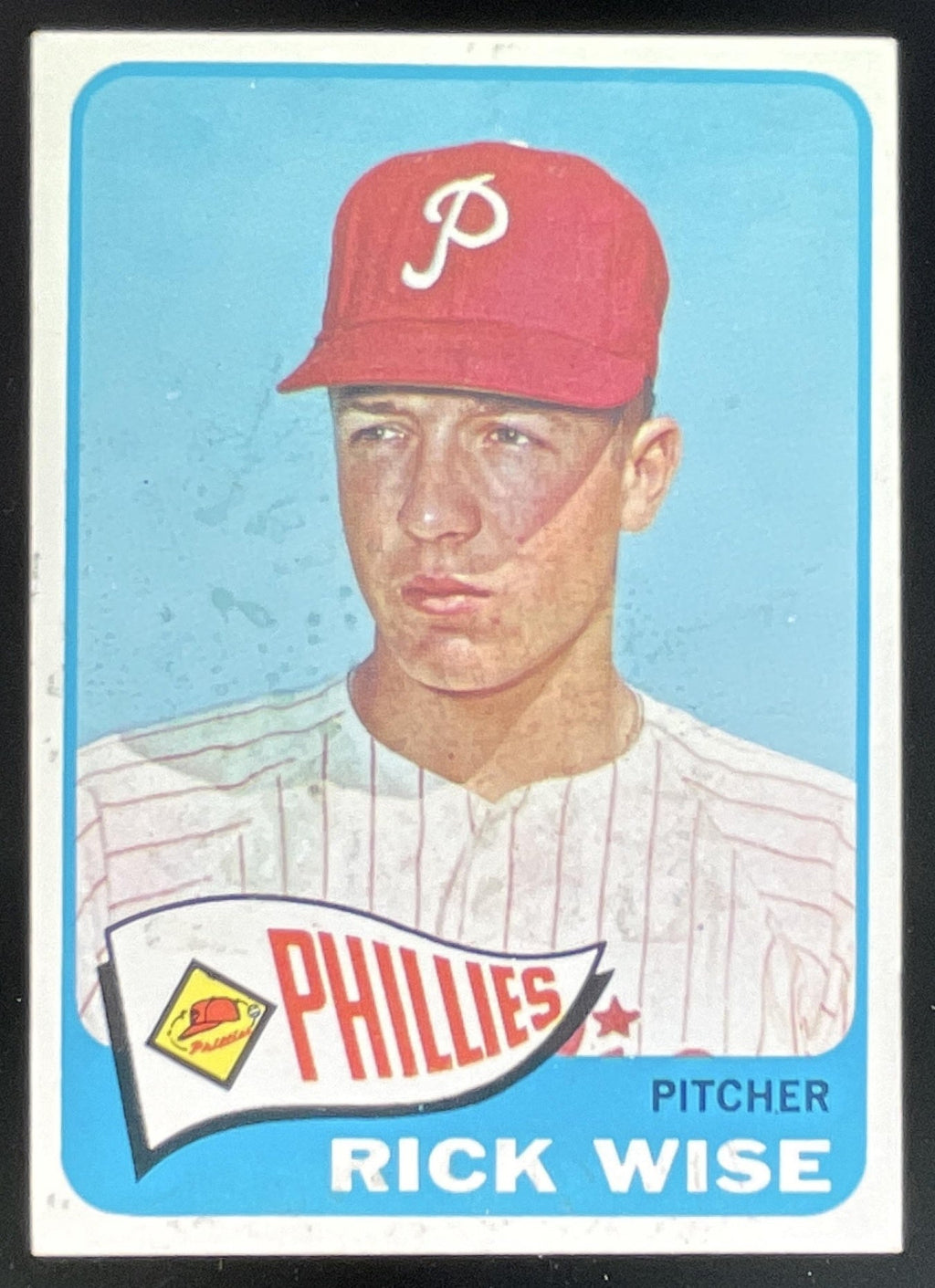 1965 Topps #322 Rick Wise product image 1, provided for visual reference and product detail review