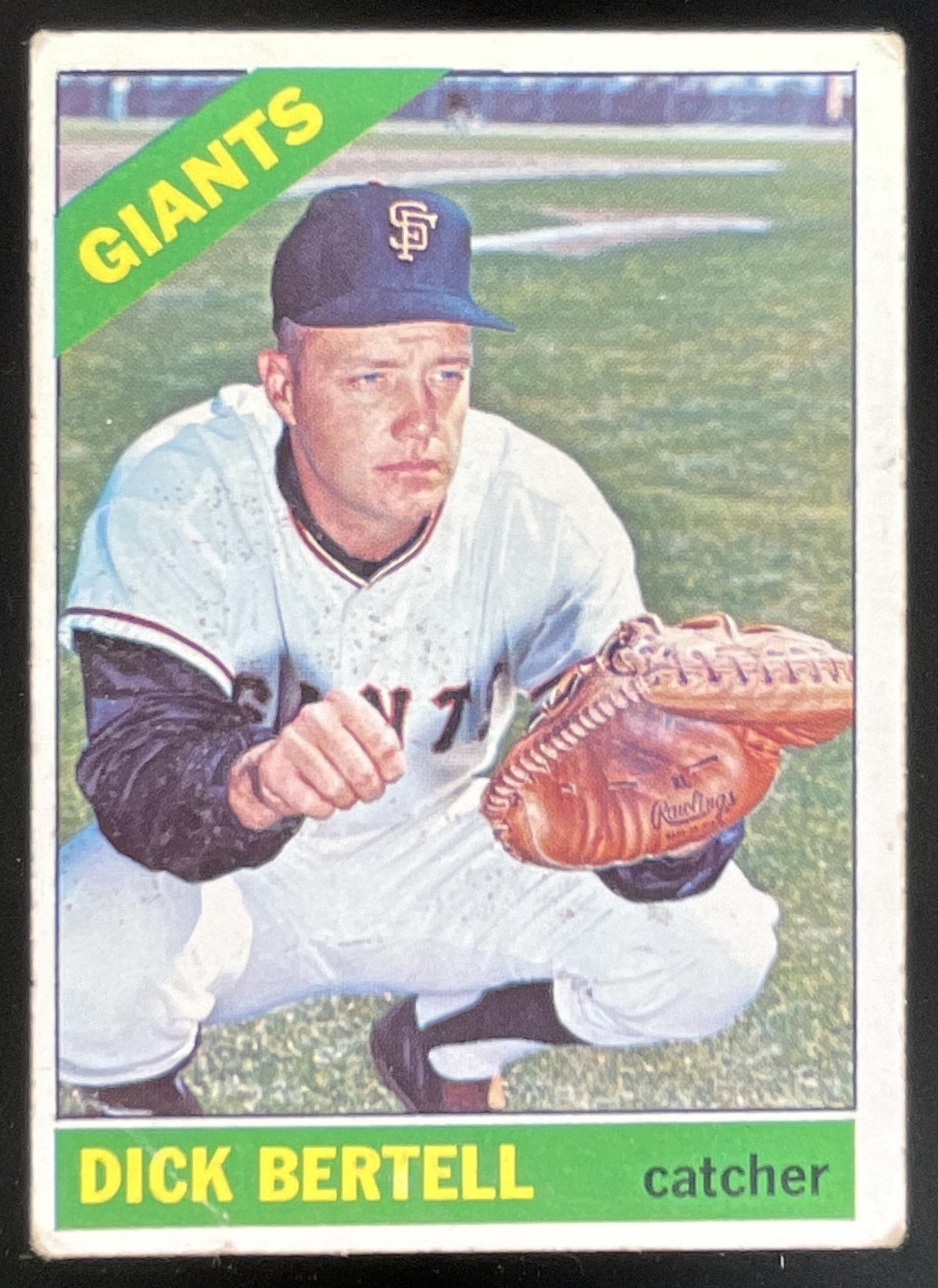 1966 Topps #587 Dick Bertell product image 1, provided for visual reference and product detail review