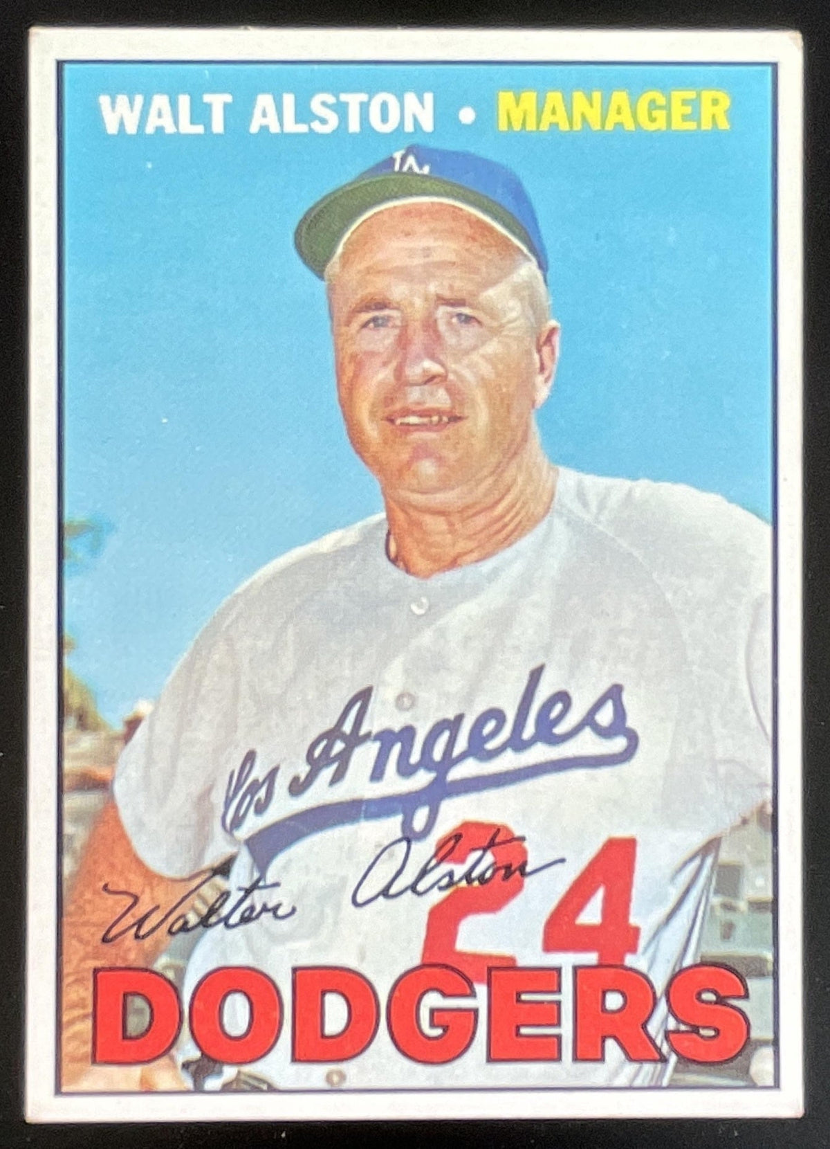 1967 Topps #294 Walt Alston product image 1, provided for visual reference and product detail review