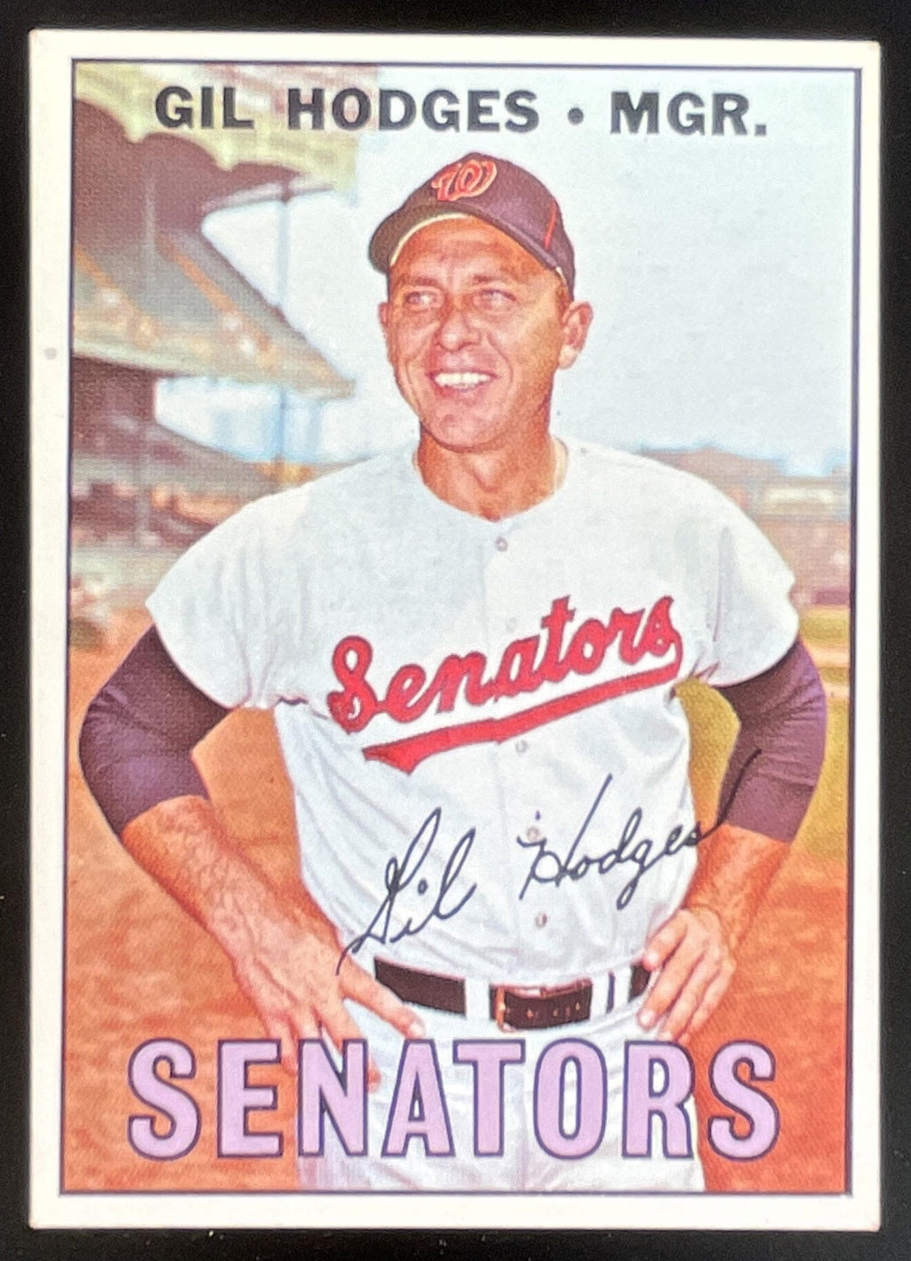 1967 Topps #228 Gil Hodges product image 1, provided for visual reference and product detail review