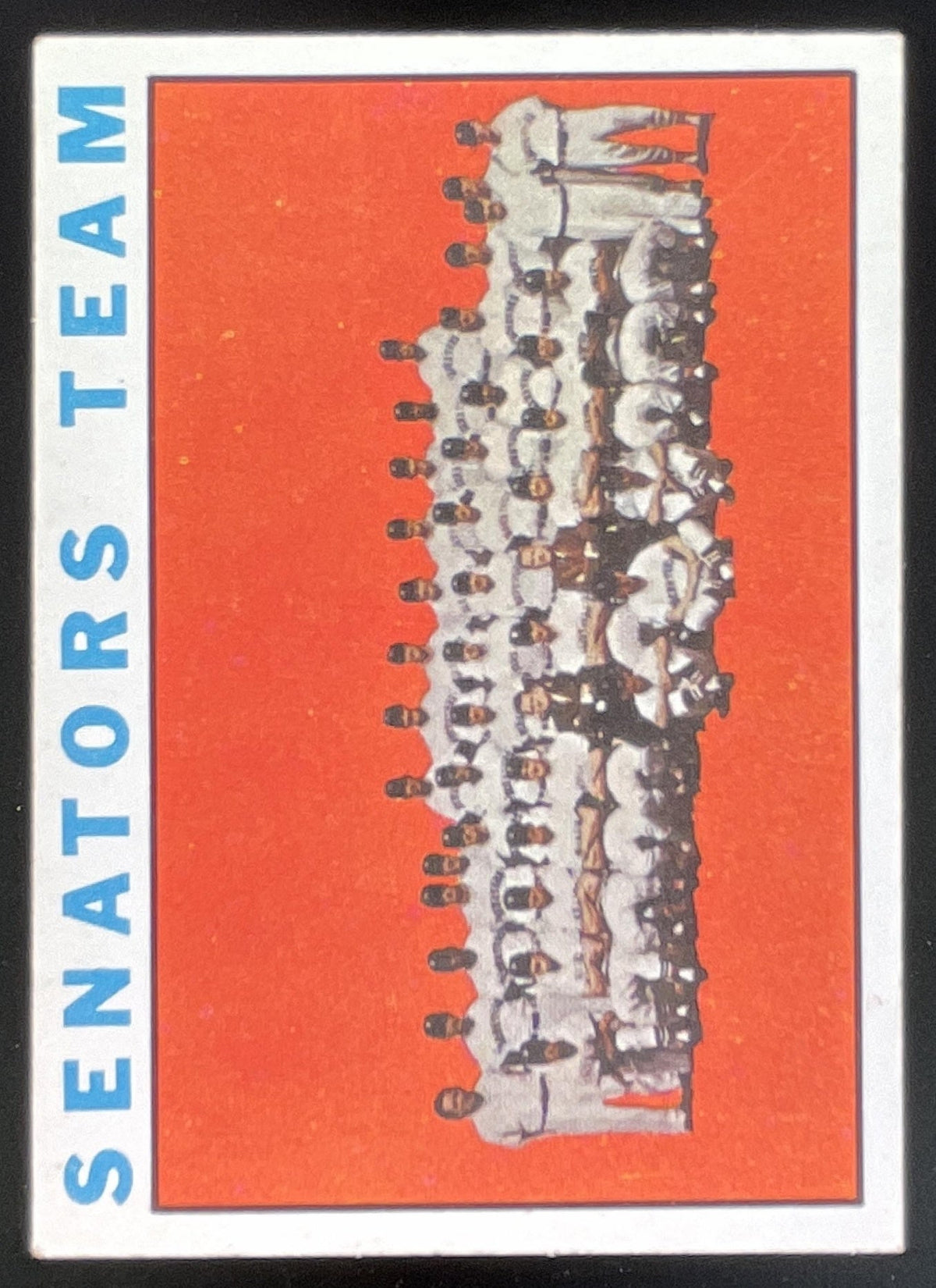 1964 Topps #343 Washington Senators product image 1, provided for visual reference and product detail review