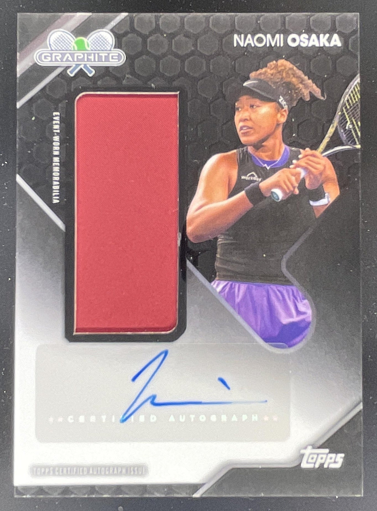 2026 Topps Graphite Signature Relics #GSR-NOA Naomi Osaka Auto product image 1, provided for visual reference and product