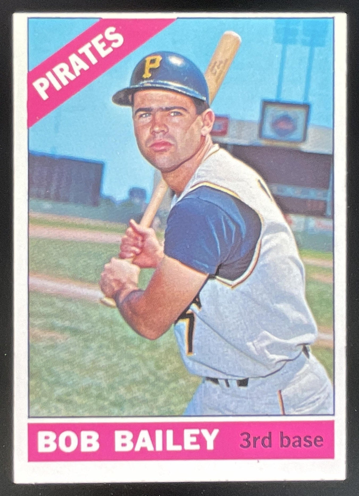 1966 Topps #485 Bob Bailey product image 1, provided for visual reference and product detail review
