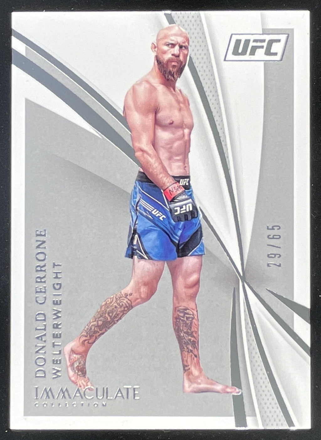 2021 Panini Immaculate Collection UFC #26 Donald Cerrone /65 product image 1, provided for visual reference and product