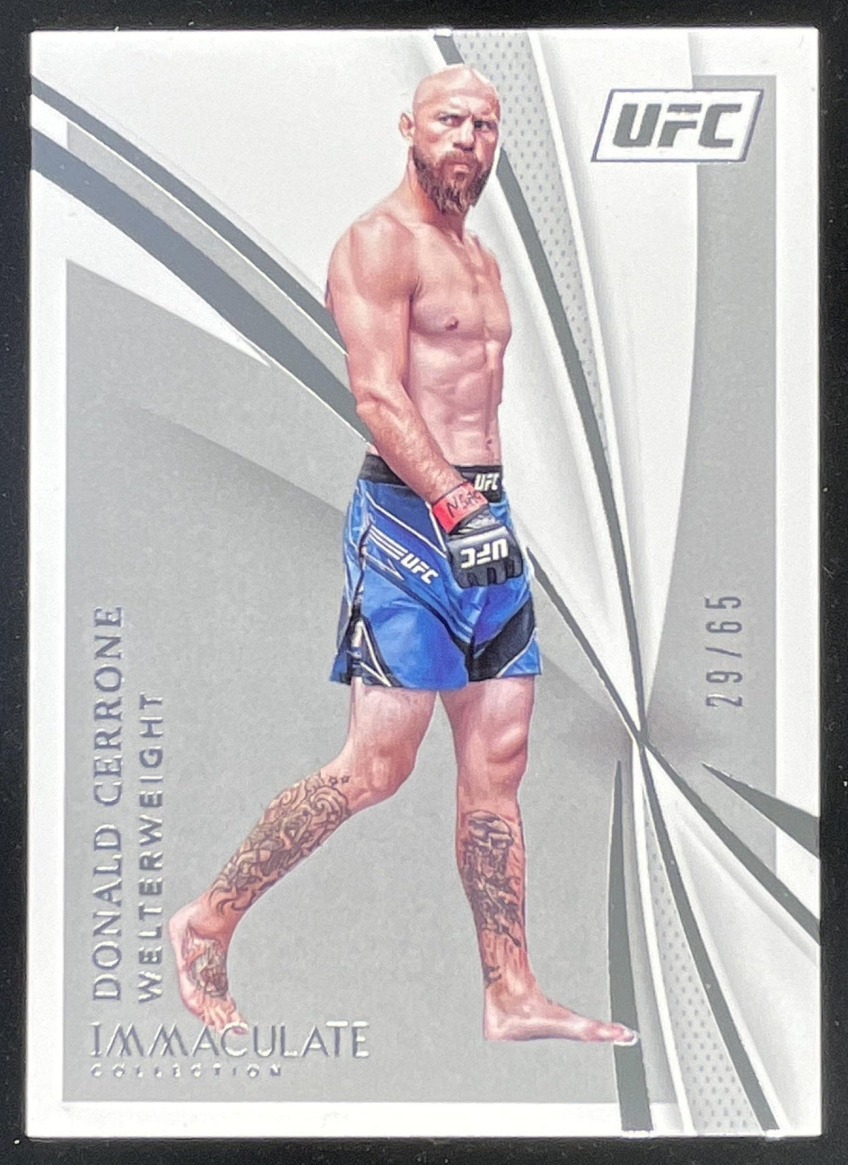 2021 Panini Immaculate Collection UFC #26 Donald Cerrone /65 product image 1, provided for visual reference and product