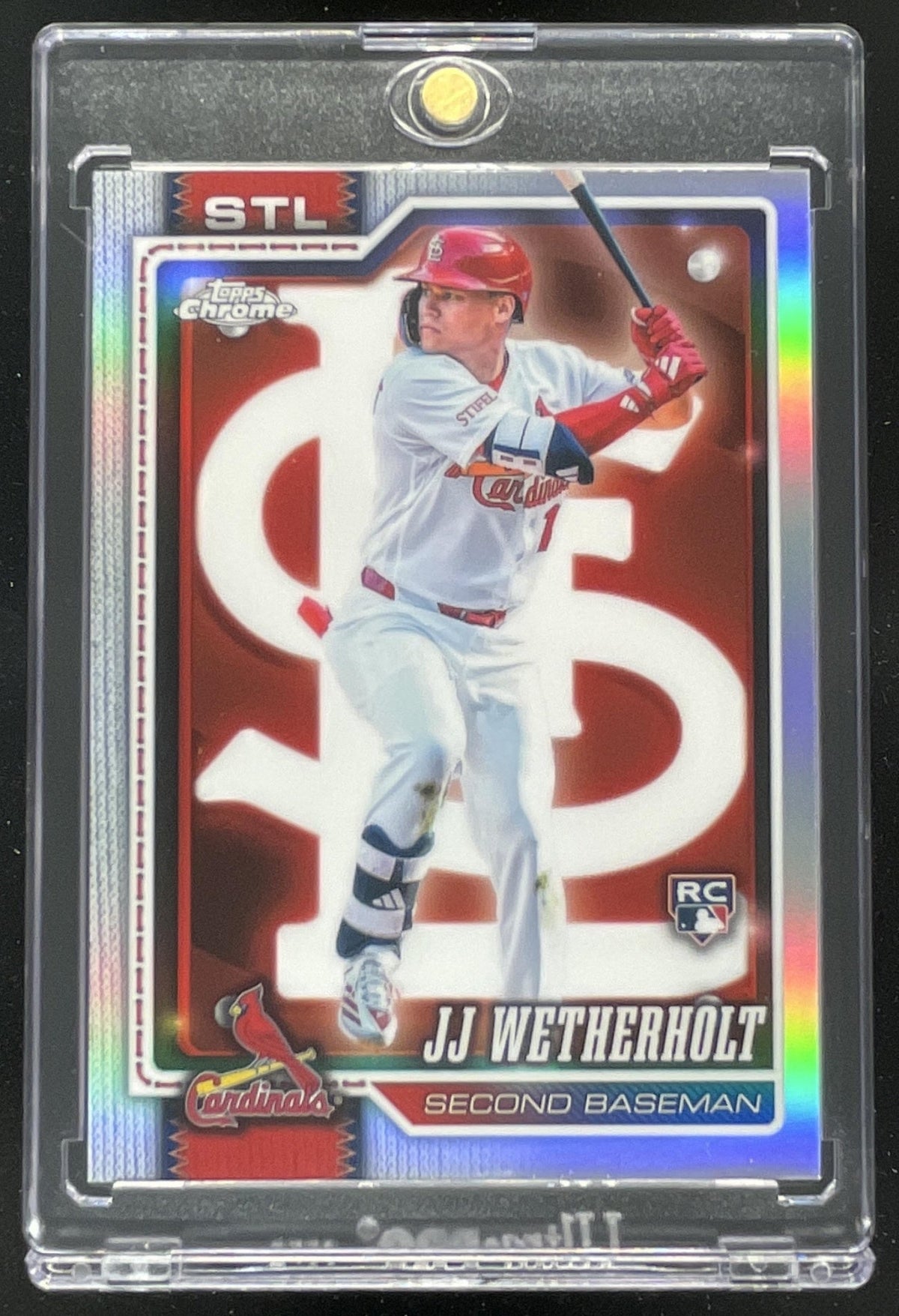 2026 Topps Chrome Lightboard Logo Refractor #119 JJ Wetherholt RC product image 1, provided for visual reference and product