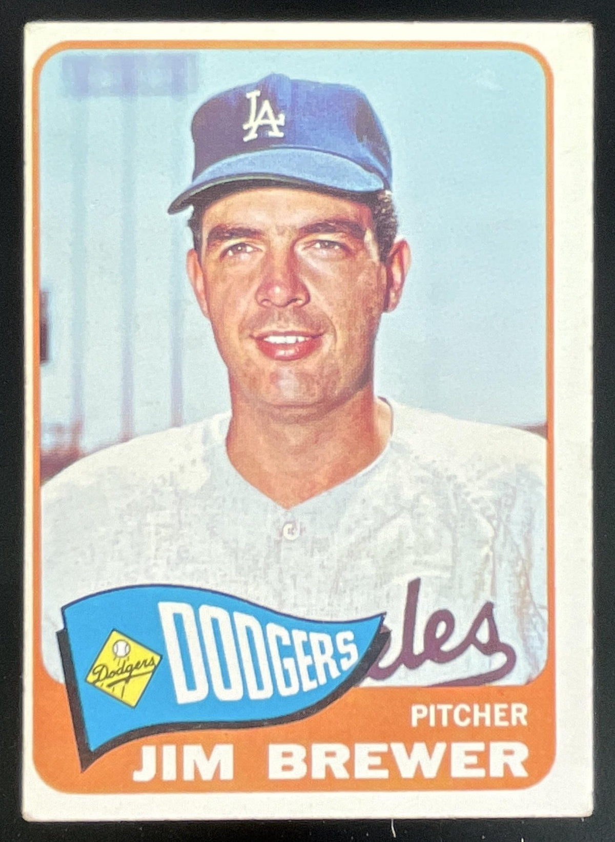 1965 Topps #416 Jim Brewer product image 1, provided for visual reference and product detail review