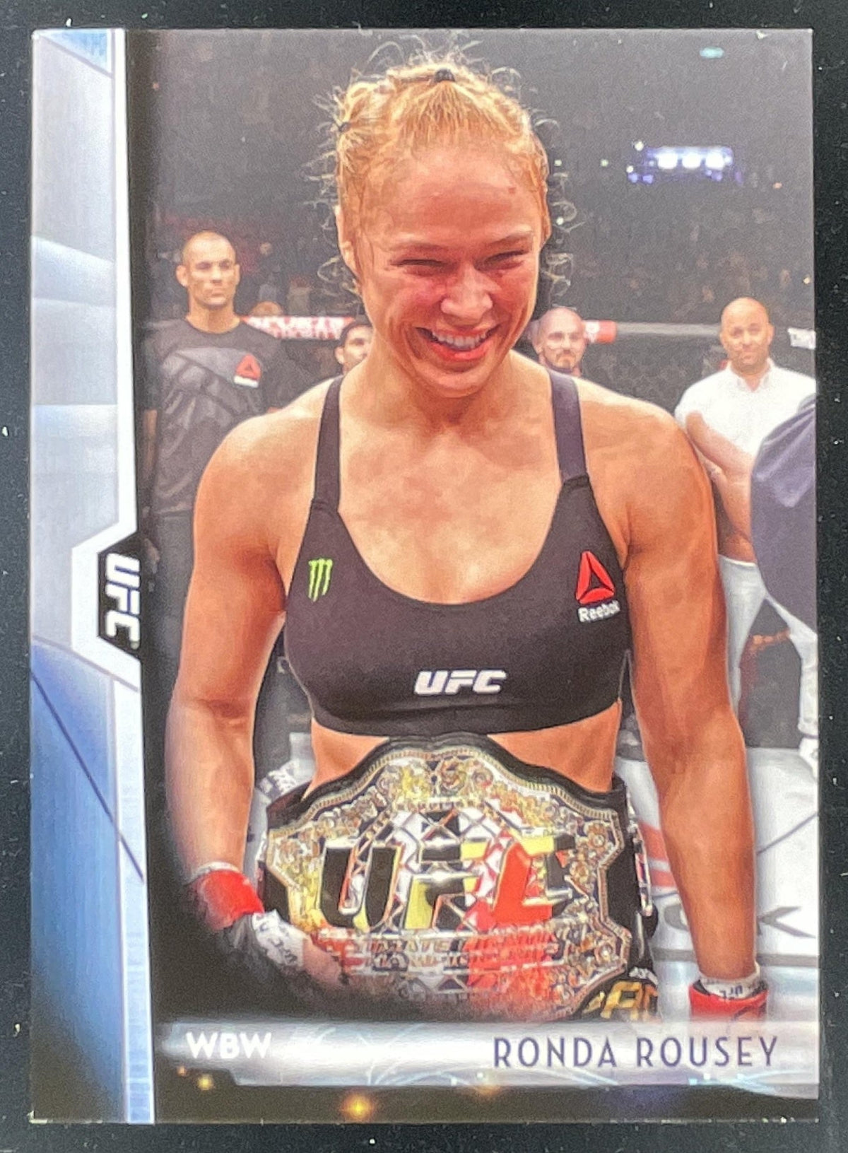 2016 Topps UFC High Impact Femme Fighters #FF-3 Ronda Rousey product image 1, provided for visual reference and product