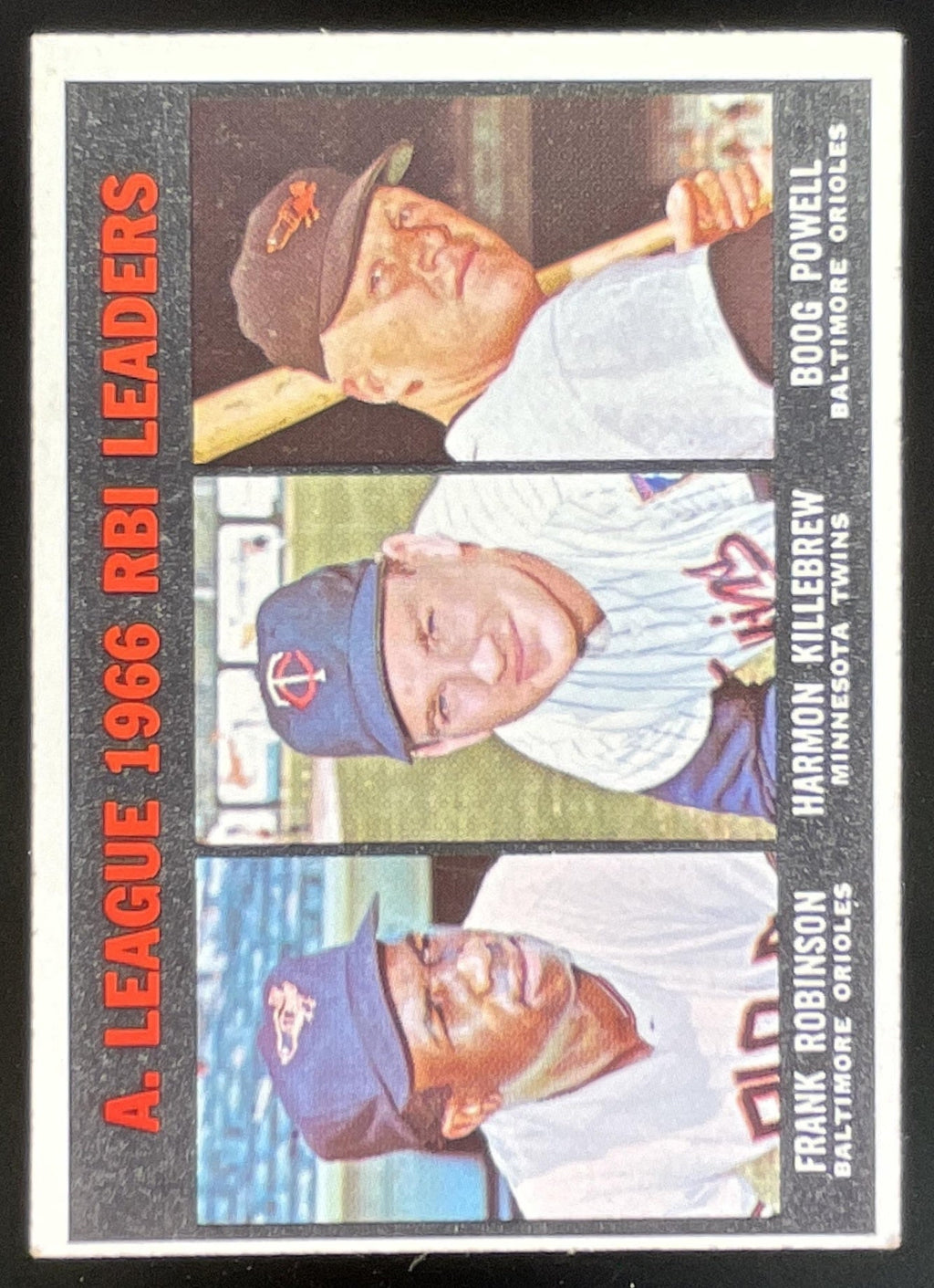1967 Topps #241 American League Frank Robinson Harmon Killebrew Boog Powell product image 1, provided for visual reference