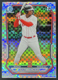 2026 Bowman Chrome Prospects X-Fractor #BCP-141 Justin Gonzales RC product image 1, provided for visual reference and